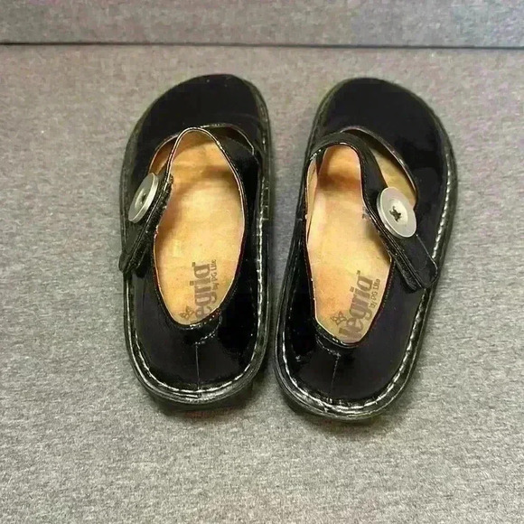 Alegria Classic Paloma Brilliant Black Patent Leather Clog Euro Sz 37 (6.5 USA) - Picture 10 of 14